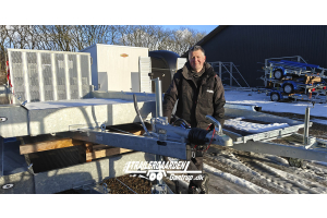 Maskintrailer til erhverv og privat