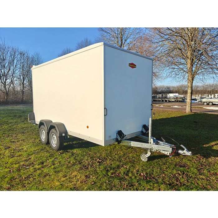 Böckmann Cargo KT 4018/35 H 3500 kg lukket trailer med kombineret dør og rampe