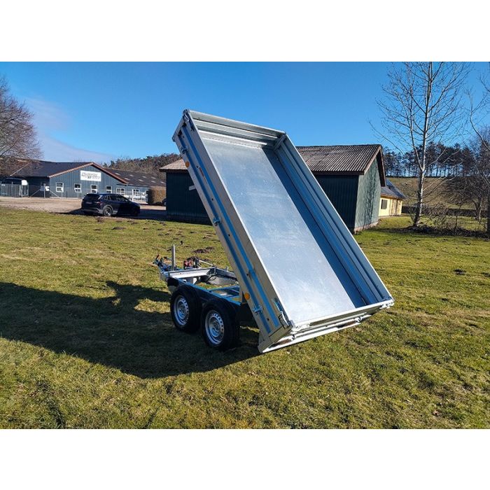 Neptun GN251 boogie tiptrailer med hydraulisk pumpesystem med semiautomatisk pumpe