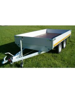 Trailer fra Eduard model 3520-27-72 med en totalv&aelig;gt p&aring; 2700 kg og en lasteevne p&aring; 2199 kg