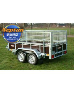 Neptun Trailwood GN081 pakke med gittersiderl. Robust trailer fra Neptun, der er Danmarks 3. mest solgte trailerbrand 5 &aring;r i streg