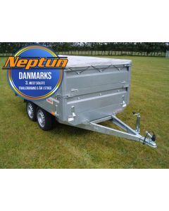 Neptun GN125 pakke med ekstra sider. Neptun er Danmarks 3. mest solgte trailerbrand 5 &aring;r i streg
