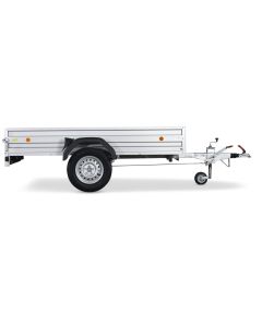 B&ouml;ckmann TL-AL 2113/135 &ndash; robust aluminium ladtrailer med lav l&aelig;sseh&oslash;jde. Ladtrailer med totalv&aelig;gt 1350 kg