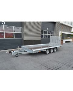 Vlemmix maskintrailer totalv&aelig;gt p&aring; 3500 kg med 3 aksler 480x180 cm