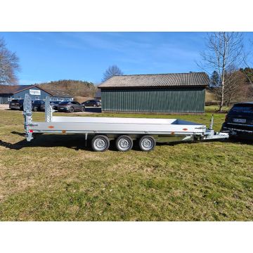 Böckmann Maskintrailer - tip - Alu bund - LED baglygter