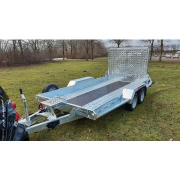 Brian James Digger Plant 3717 - robust maskintrailer med totalvægt på 3500 kg  2 akslet.