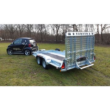 Brian James Digger Plant 3217 - robust maskintrailer med totalvægt på 3500 kg  2 akslet.