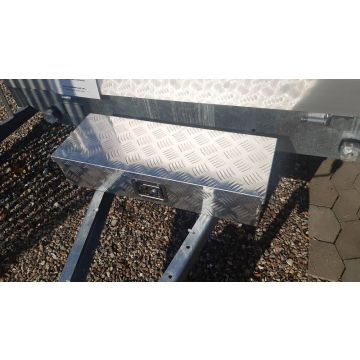 værktøjskasse til trailer, måler 70x25x14,5 cm 