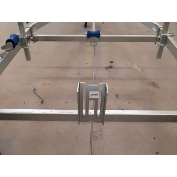 Beslag til bundrulle til Neptun Bådtrailer