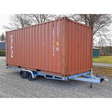 Vlemmix containertrailer 20 fod 3500 kg - 2 aksler