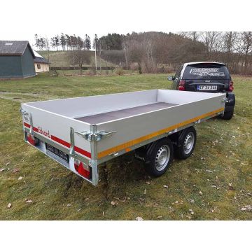 ED3015-07-63 boogietrailer med alusider og boltet chassis