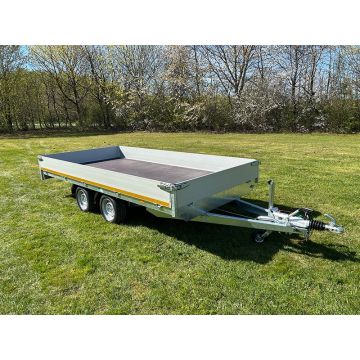 Eduard trailer ED4020 totalvægt 3500 med fuldsvejset chassis og næsehjul med klapautomatil. En trailer fra Eduard er en robust og solid trailer