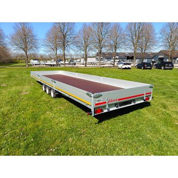ED8022 3 akslet trailer med totalvægt på 3500 med et indvendigt mål på 806x220