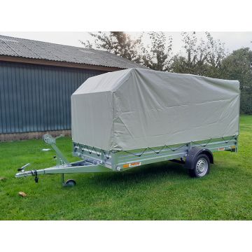 Høj presenning i farven grå til Neptun GN164 trailer