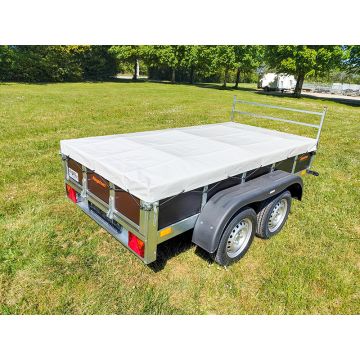 Neptun Trailwood GN081 pakke med presenning og næsehjul. Robust trailer fra Neptun, der er Danmarks 3. mest solgte trailerbrand 5 år i streg