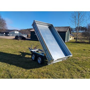 Neptun GN251 boogie tiptrailer med hydraulisk pumpesystem med semiautomatisk pumpe