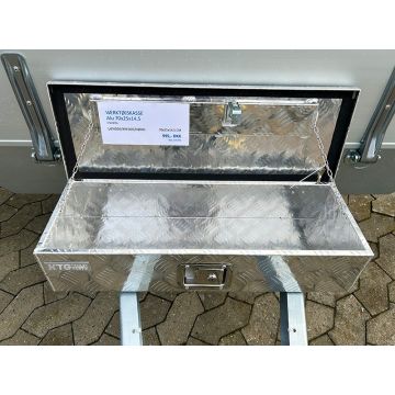 værktøjskasse til trailer, måler 70x25x14,5 cm 