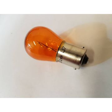 Pære 12v 21w Gul til blinklys v/klar glas