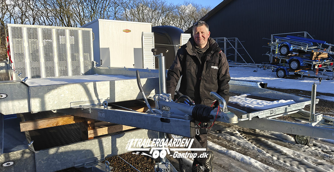 Maskintrailer til erhverv og privat